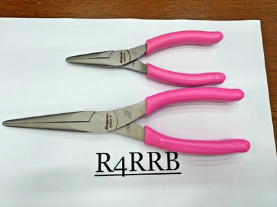 #ad Snap On Tools USA NEW 2PC PINK Soft Grip Needle Nose Pliers Set 95ACFP 97ACFP $125.00