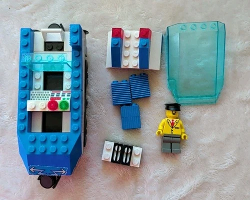 Vintage LEGO 9V High Speed Train (Set 4511) Locomotive Parts & Motor Not Tested