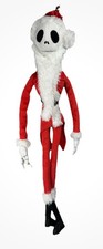 Disney Nightmare Before Christmas Santa Jack Skellington 24 Poseable Plush Doll