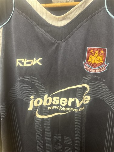West Ham United Away Football Shirt 2006/07 Adults XXL 2XL Reebok Jobserve - Picture 4 of 10