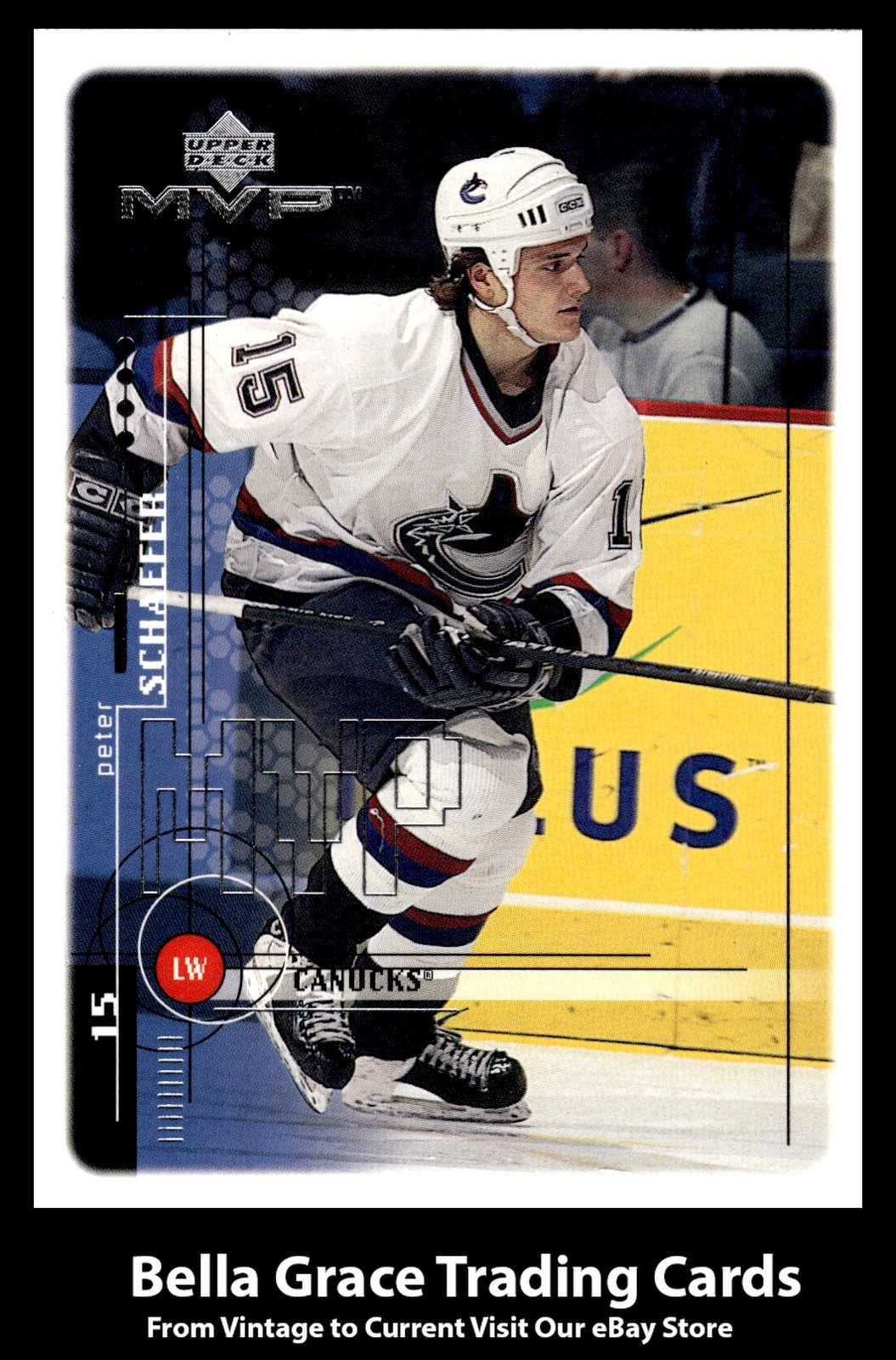 1998-99 Upper Deck MVP Peter Schaefer #208 Vancouver Canucks NHL Hockey 
