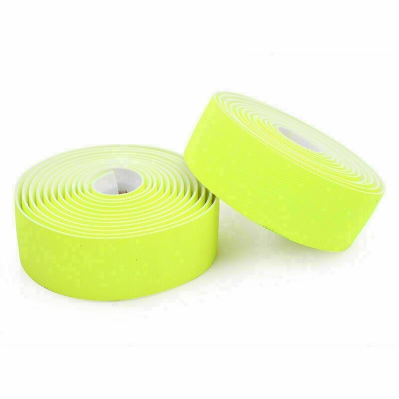 2.5mm Silicon Road Bike Bicycle Re-usable Handlebar Bar Tape Wrap + Plug