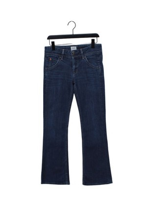 Hudson Damen Jeans W 30 in blau Baumwolle mit Elasthan ausgestellt