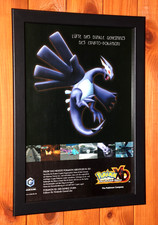 Pokemon XD Gale of Darkness Rare Mini Werbeblatt Gerahmt Poster / Ad Page Framed