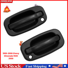 Front Exterior Door Handle with Locks for 1999-2006 Chevy Silverado 1500 2500
