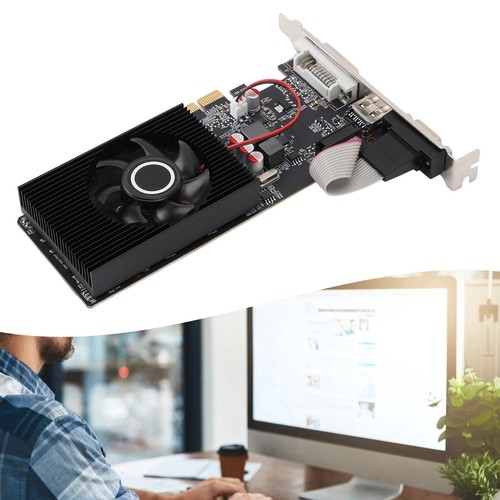 Graphics Card 1GB DDR3 128bit PCI Express 2.0 X 16 DVI VGA HD Multimedia⊹ - Picture 12 of 24