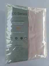 Oeko Tex 1800 Seriessoft Silky Microfiber Twin XL Fitted Sheet Set