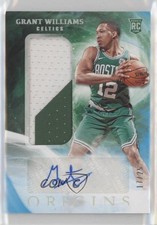 2019 Panini Origins Rookie Jersey Turquoise 17/25 Grant Williams #171 Auto 5yi