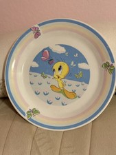 Vtg Warner Brothers Gibson Looney Tunes Tweety Bird Plate-7"