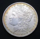 1888 o Morgan Silver Dollar-90% Silver-Circulated- VF Condition