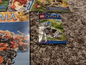Lego Chima Instruction Manual Only Lot 70224 70105 70102 70115 30251 70145 