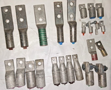  Lot of 24pcs  Huge Lot Of Aluminum Wire Lug Ilsco Burndy t B Lugs Block