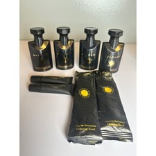 Bvlgari Travel Amenity Set Body Face Emulsion Lip Balm Cleansing Towel 8pc Lot