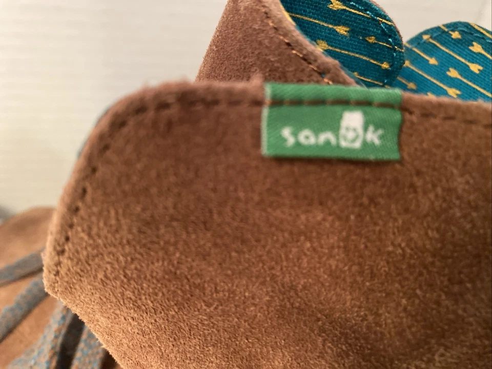 Botas plegables de cuero Sanuk Soulshine para mujer talla 7 Foto 4 de 4