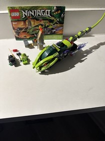LEGO NINJAGO: Lasha's Bite Cycle (9447) Complete Set with Instructions
