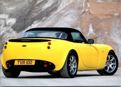 TVR TAMORA automobile 4x6 advertising Postcard