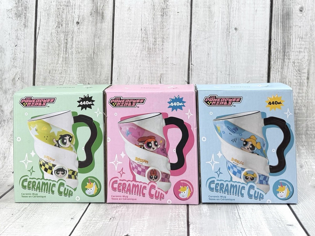 The Powerpuff Girls BLOSSOM BUBBLES & BUTTERCUP 3D Spiral Coffee