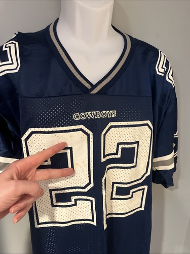 Vintage Dallas Cowboys Champion Emmitt Smith Jersey 48 Size Large 90s - Picture 3 of 5
