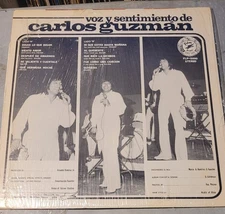 CARLOS GUZMAN - Voz Y Sentimiento Vinyl LP SEALED Tex Mex Tejano 1977 Falcon