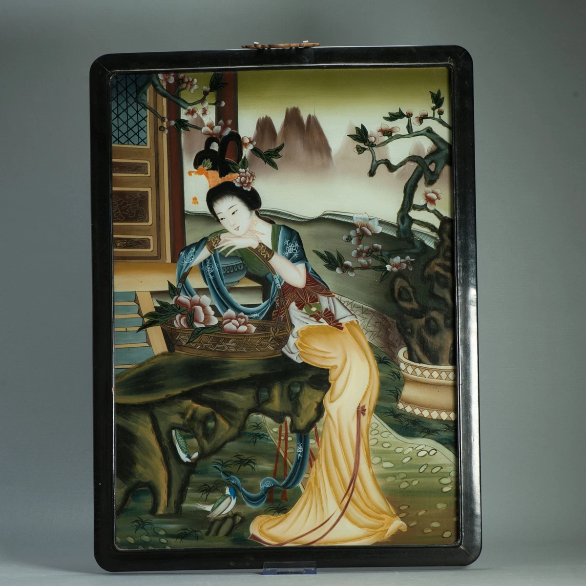 陶瓷古董原创中国风绘画和卷轴| eBay