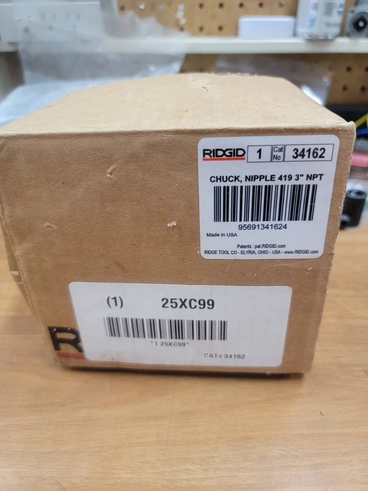 Ridgid 34162 419 3" NPT Nipple Chuck for Ridgid 1224 Threading Machines - Image 2 of 4