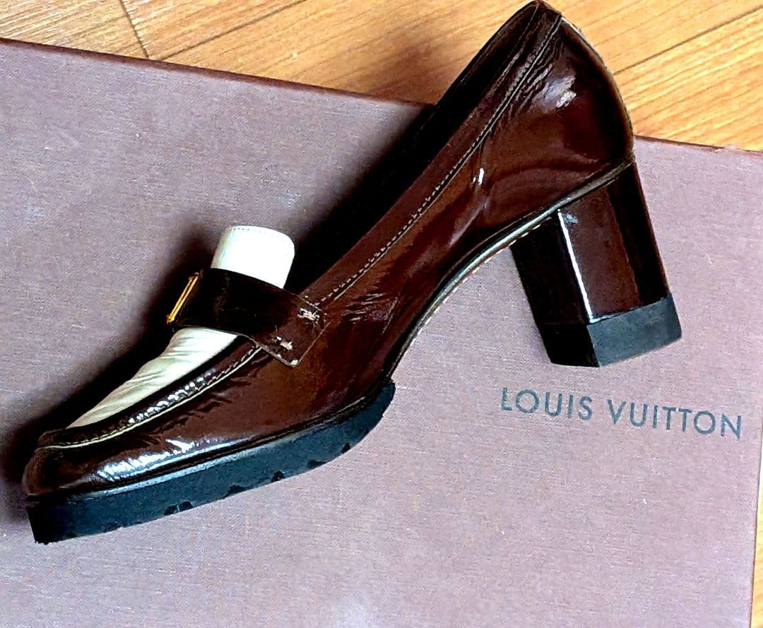 LOUIS VUITTON Pumps Heel Leather Multicolor EU36.5/US6.5 120397c thumbnail 17