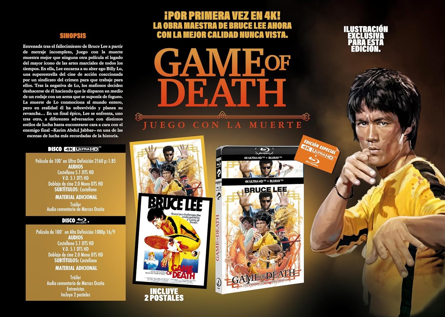 Default Constructor Juego Con La Muerte - Uhd + Blu-Ray - Imagen 2