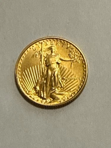 1989 $5 American Gold Eagle 1/10 Oz Fine Gold Roman Numeral Date