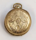 Antique Waltham 14K Gold Pocket Watch Hunter Case W/Crystal & Bezel, size 6/0