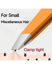 Eyebrow Tweezers Stainless Steel Ultra-Thin Flat Head Grooming Tool High Precisi