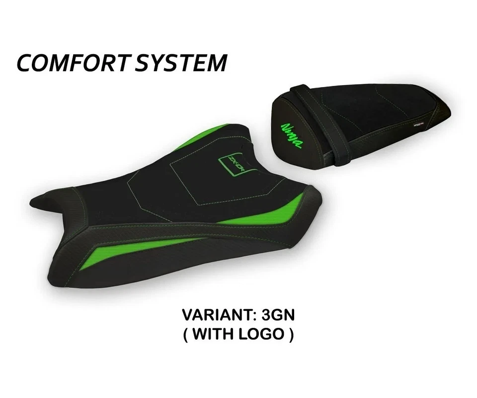KAWASAKI NINJA Z R 2011-2015 tapisserie Selle KWZX1R11C-3GN-1 TPZ vert CO...