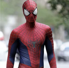 Spider-Man Costume Bodysuit Lycra Fabric Halloween Perform Clothes Cosplay New