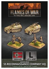Flames of War: German Armoured SS Reconnaissance Company HQ Late-War 