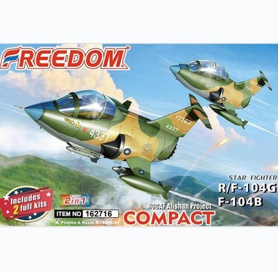 FREEDOM F162716 1/48 R/F-104G&T/F104B Taiwan Air Force Alishan Project (2 kit )