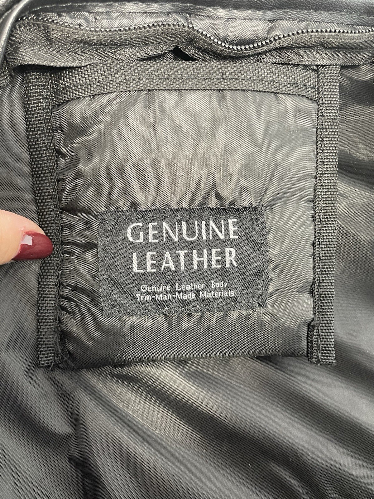 Embassy Genuine Leather Black Patchwork Men’s Bac… - image 5