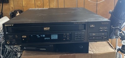 Sony MDP-322GX CD/CDV/Laser Disc Player UNTESTED AS IS PARTS OR REPAIR