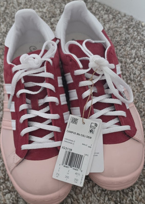 adidas Campus 80s Cali Thornhill Dewitt Suede Sneakers Pink Red White IG3138