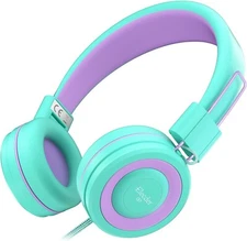 i37 Kids Headphones Children Girls Boys Teens Foldable & Adjustable - Brand New