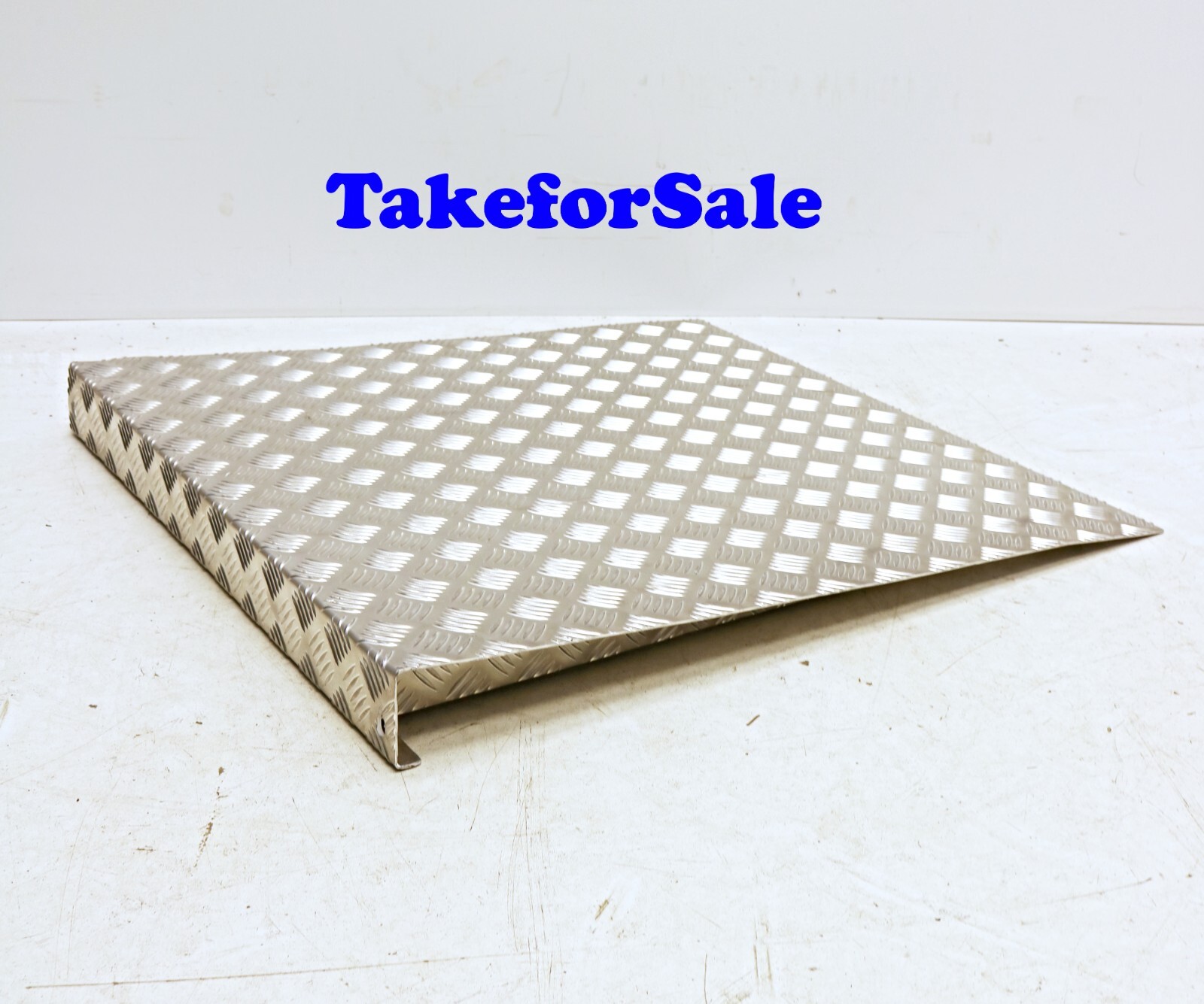 Rampe Alurampe Türschwellenbrücke Rollstuhlrampe 80 cm x 75 cm x 8 cm TFS379