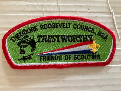 Theodore Roosevelt Council CSP FOS Trustworthy Red Border B