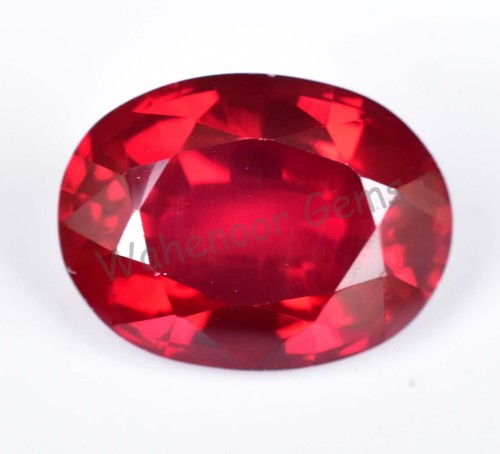 25.20 Ct Natural Blood Red Ruby Oval Certified Mozambique Stunning Gemstone - Picture 2 of 5