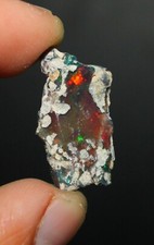 Black Ethiopian Opal Rough 9.70 Ct loose raw black opal crystal jewelry opal