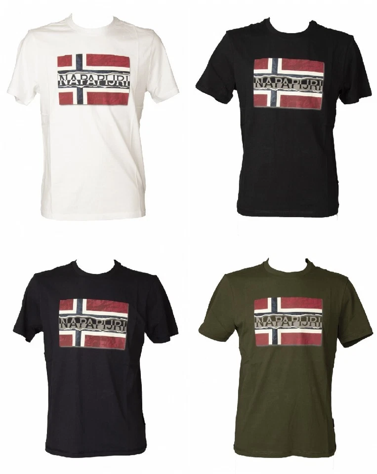 NAPAPIJRI t-shirt homme manches courtes col rond coton article NP0A4FRR SENCH SS - Photo 1/1