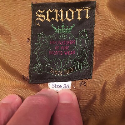 VINTAGE /Schott /WESTERN /SIZE:36 /USA製 Vintage SCHOTT Leather Jacket FRINGES Western 1960's - Sz 36 | eBay