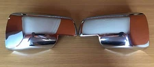 CHROME WING DOOR MIRROR COVERS FITS LAND RANGE ROVER SPORT VOGUE L322 DISCOVERY
