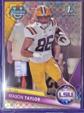2023 Bowman Chrome University 1st Bowman Mason Taylor X-Fractor