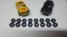 462 8 Pr AfxTyco Curve Hugger HP 2 SLOT CAR Performance Silicone Tires Black C1