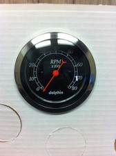 3 38 Tachometer Black