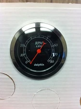 3 3/8 TACHOMETER BLACK