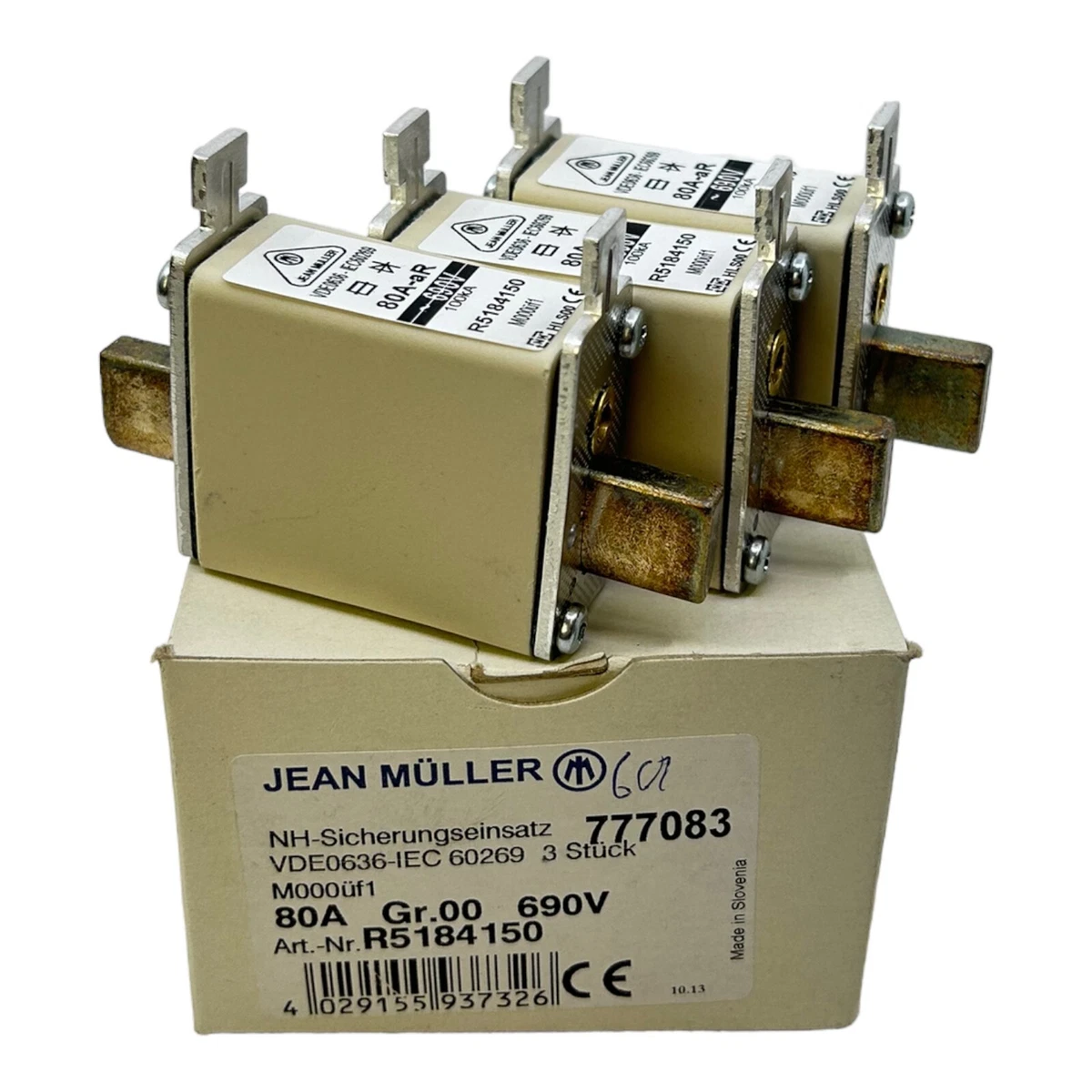JEAN MÜLLER R5184150 Fuse Link 80A Ve :3 Piece Retainer Insert | eBay 